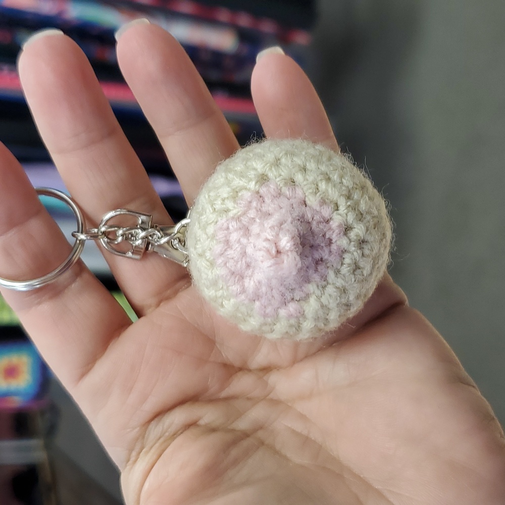 SAVE THE TATAS Booby Keychains Purse Charms Profits to Breast Cancer Research - Picture 4 of 10